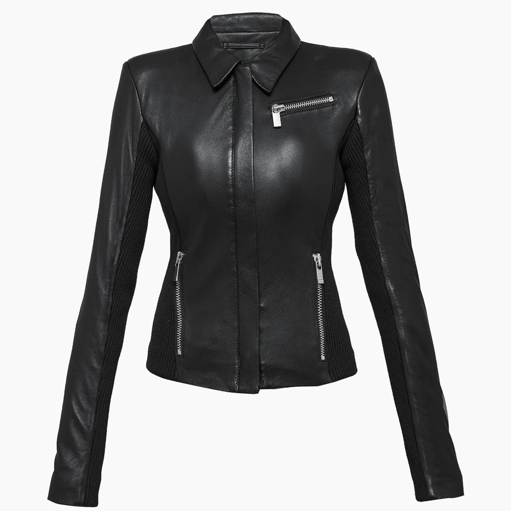 NWT AS by DF “Mrs. Smith” Genuine Leather Jacket — NWT (from Saks Fifth Avenue)